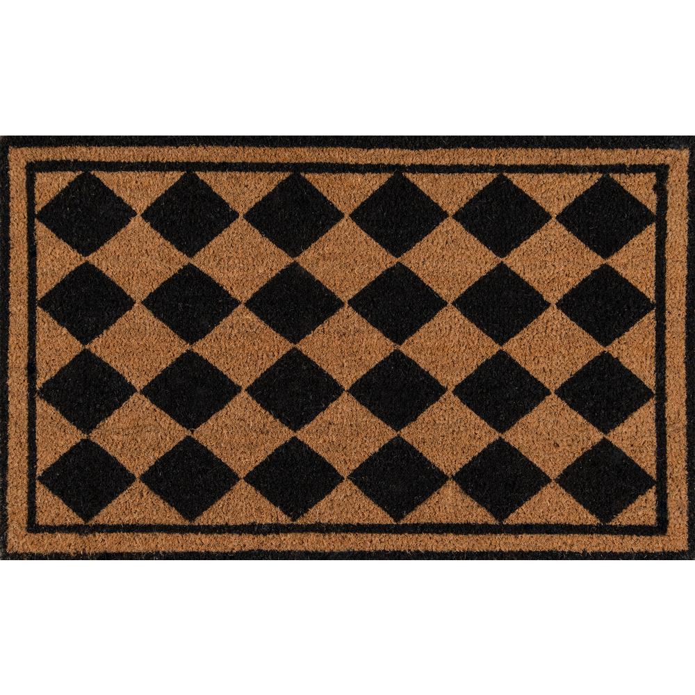 Geometric Natural Fiber 0 75 Door Mats Mats The