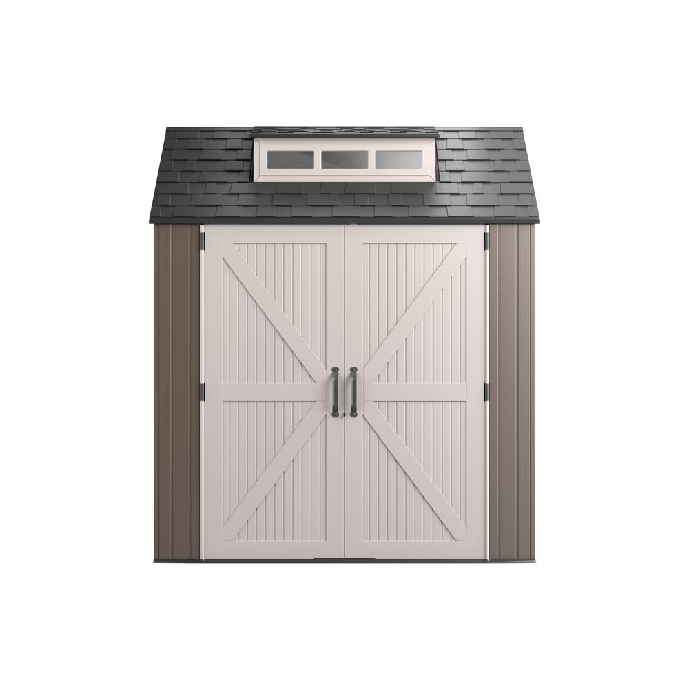 Rubbermaid 2 ft. x 2 ft. Vertical Storage Shed 2035894 - The Home Depot