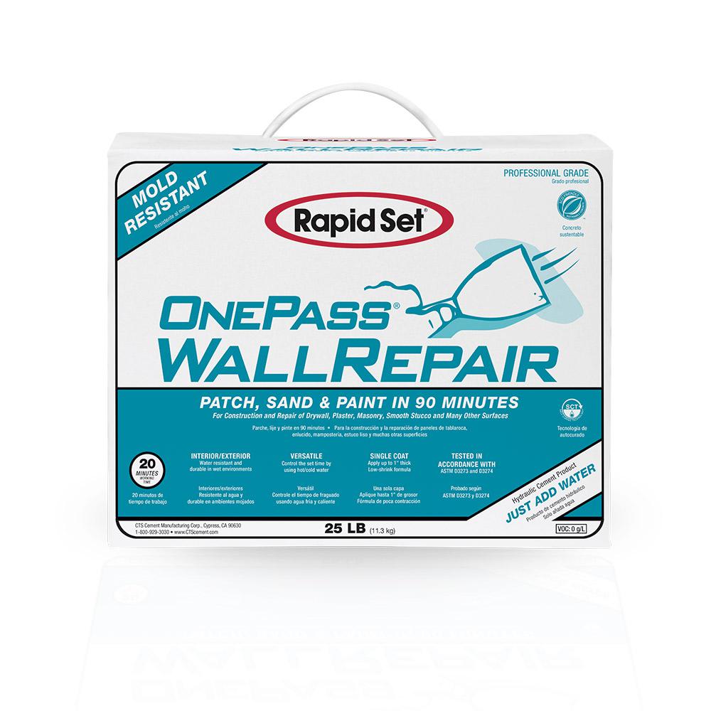 Rapid Set 25 lbs. One Pass Wall Repair and Setting-Type Joint Compound ...