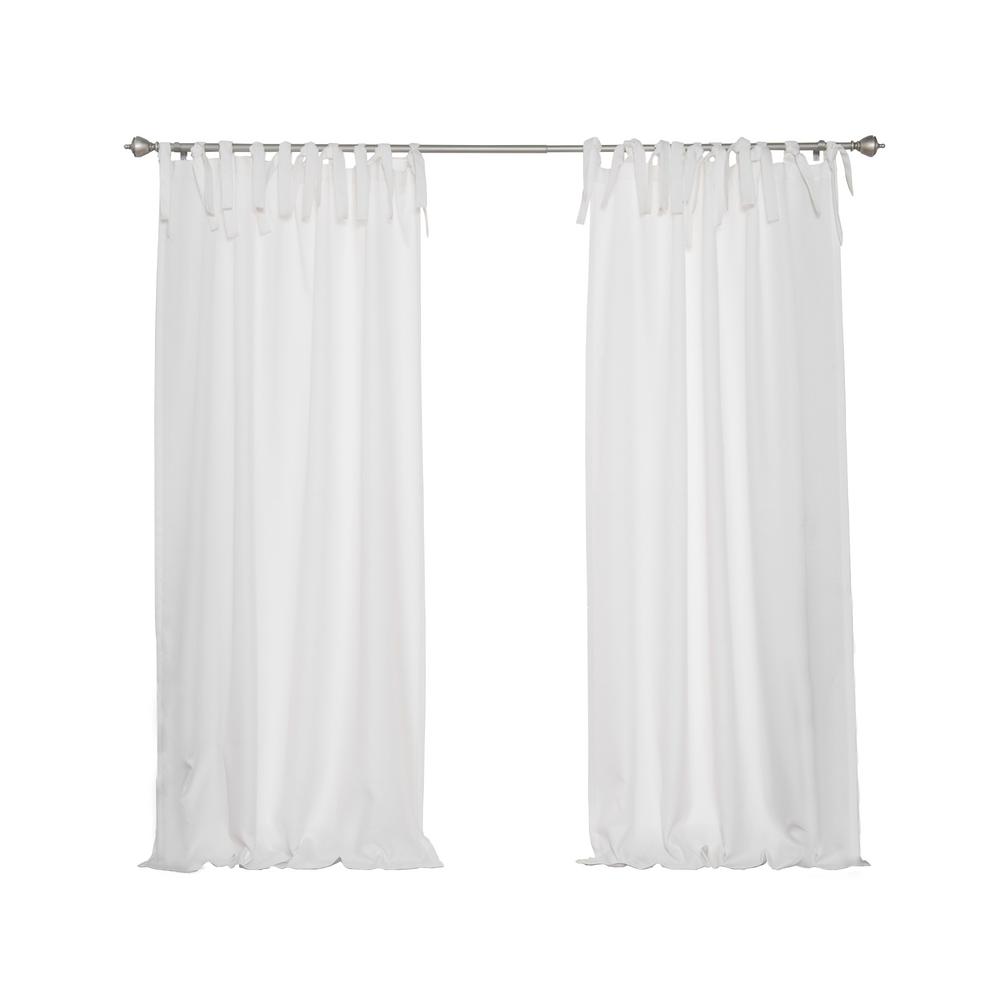Tie Top Curtains Drapes Window Treatments The Home Depot