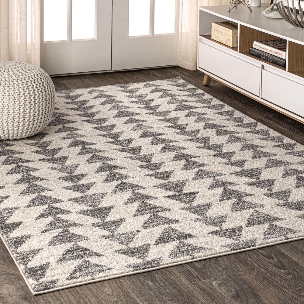 Gray Minimalist Area Rugs Rugs The Home Depot