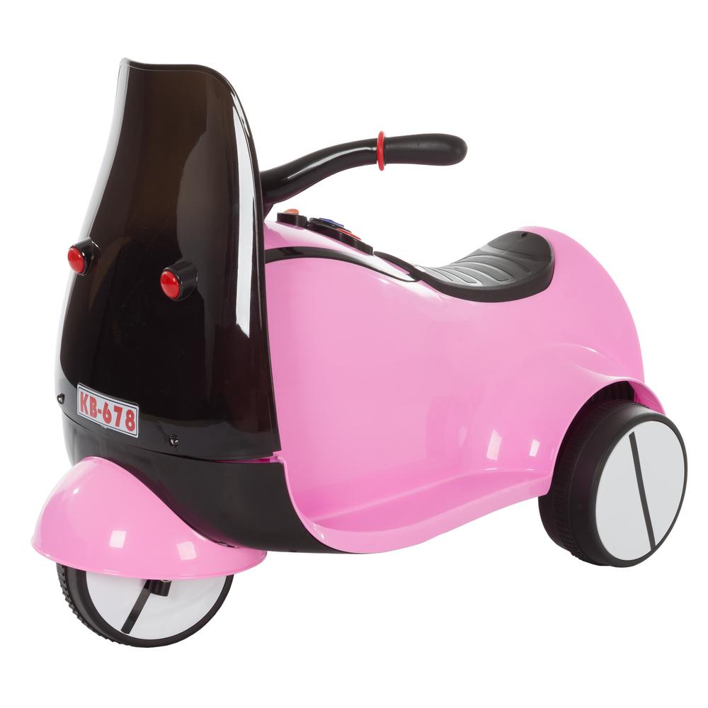 pink 3 wheel motorcycle