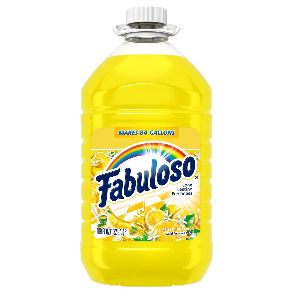 Fabuloso 169 Oz Lemon Multi Purpose Cleaner Mx06813a The Home Depot
