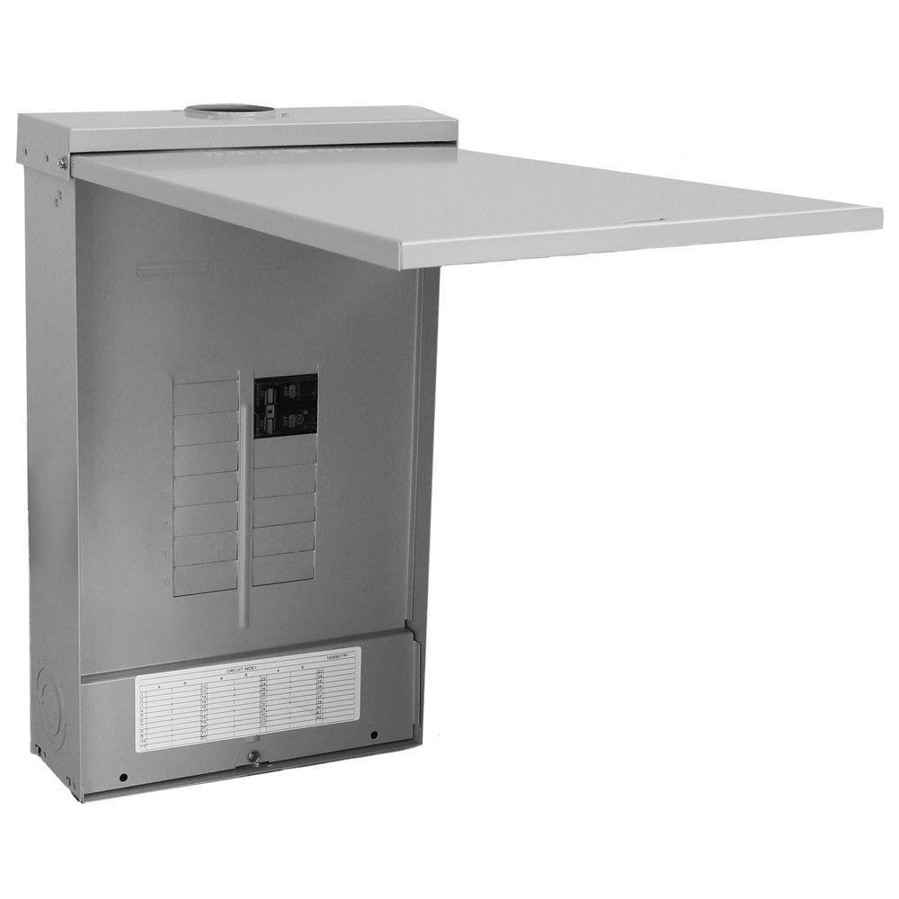 125 Outdoor Main Breaker Load Centers Breaker Boxes The Home Depot