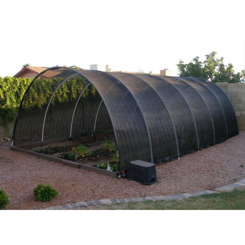 Shatex 90/% Shade Fabric Sun Shade Cloth with Grommets for Pergola Cover Canopy 6 x 10 Black