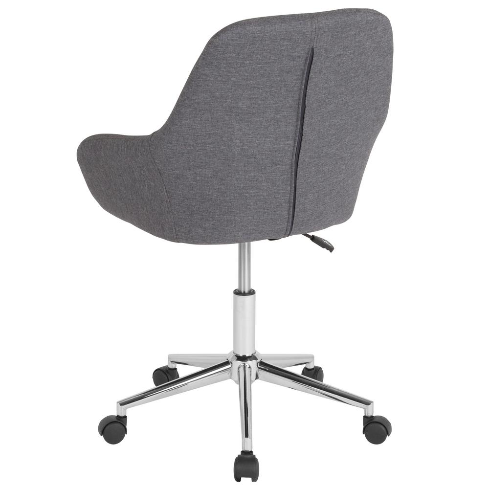 Flash Furniture Dark Gray Fabric Office Desk Chair Cga Ds 231705 Da Dark Gray Fabric Office Desk Chair