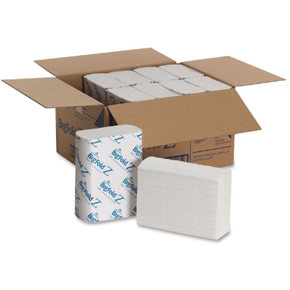 12-pack Georgia-Pacific Signature C-Fold White Paper Towels 2-ply 120 Towels