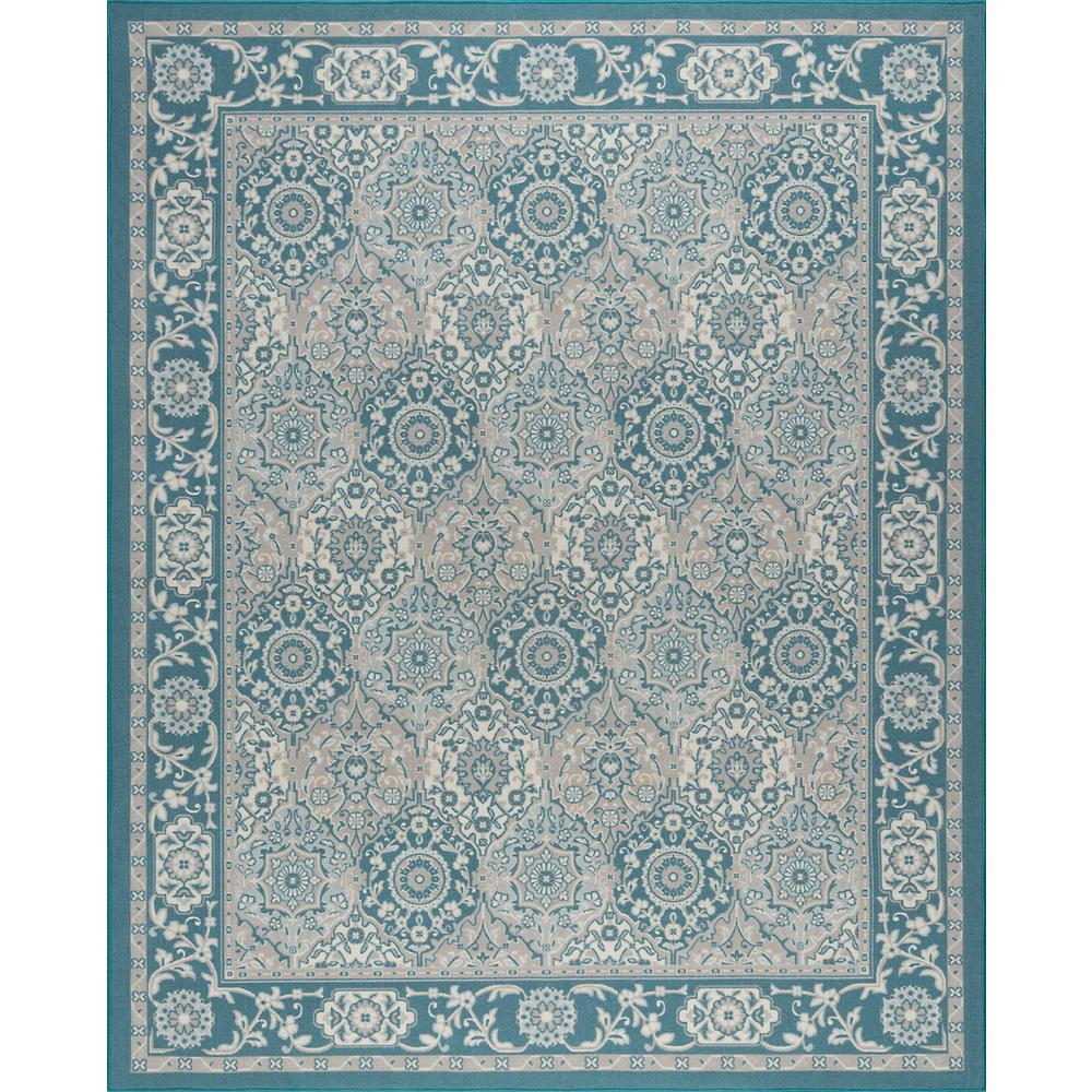 Tayse Rugs Majesty Teal 2 Ft X 3 Accent Rug