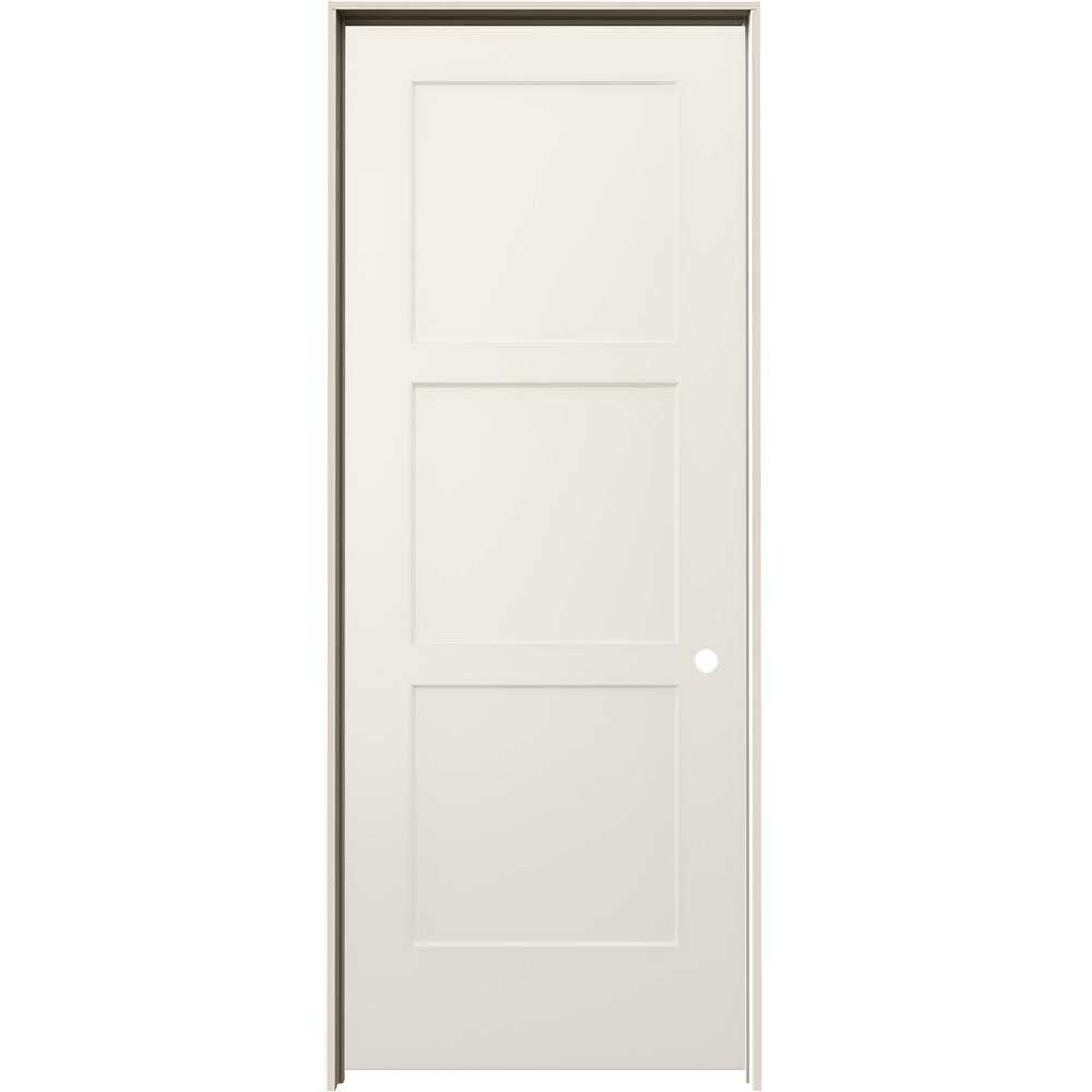 Jeld Wen 30 In X 80 In Birkdale Primed Left Hand Smooth Solid