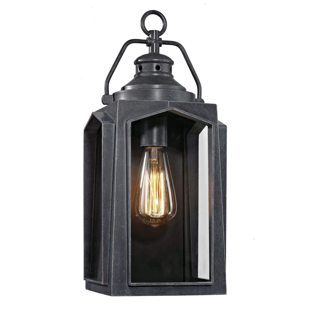  Home  Decorators  Collection  1 Light Charred Iron Outdoor 