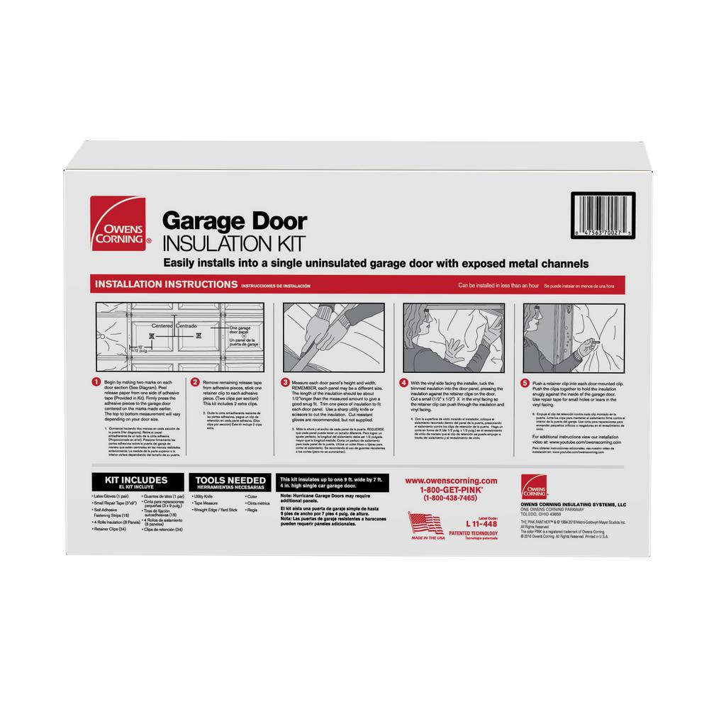 54 Popular Owens corning garage door insulation kit instructions for interior design