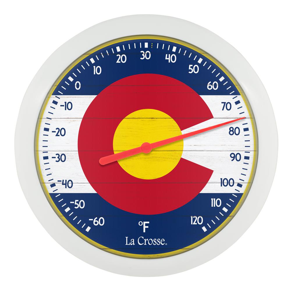 Lacrosse 12 in. Dial Thermometer ColoradoHD81793 The Home Depot