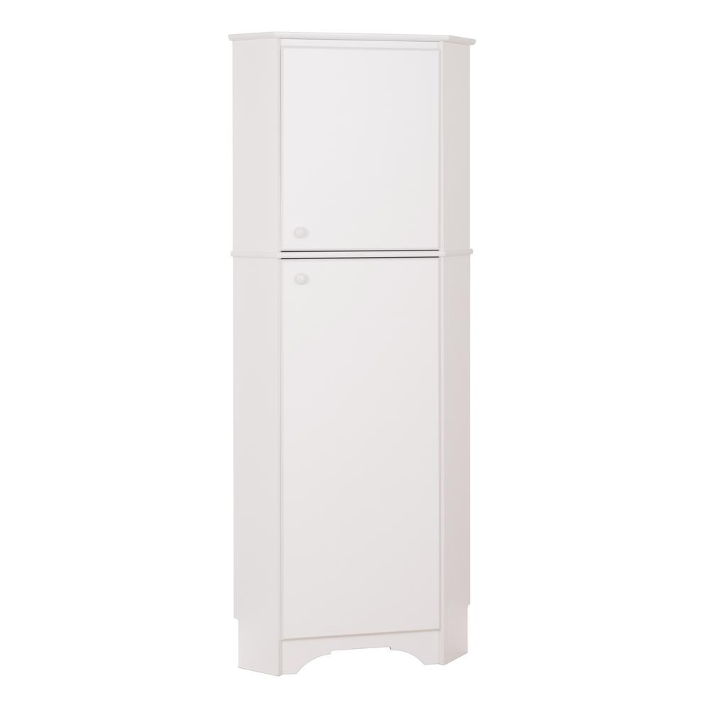 Prepac Elite Tall White Laminate Storage Cabinet Wscc 0605 1 The