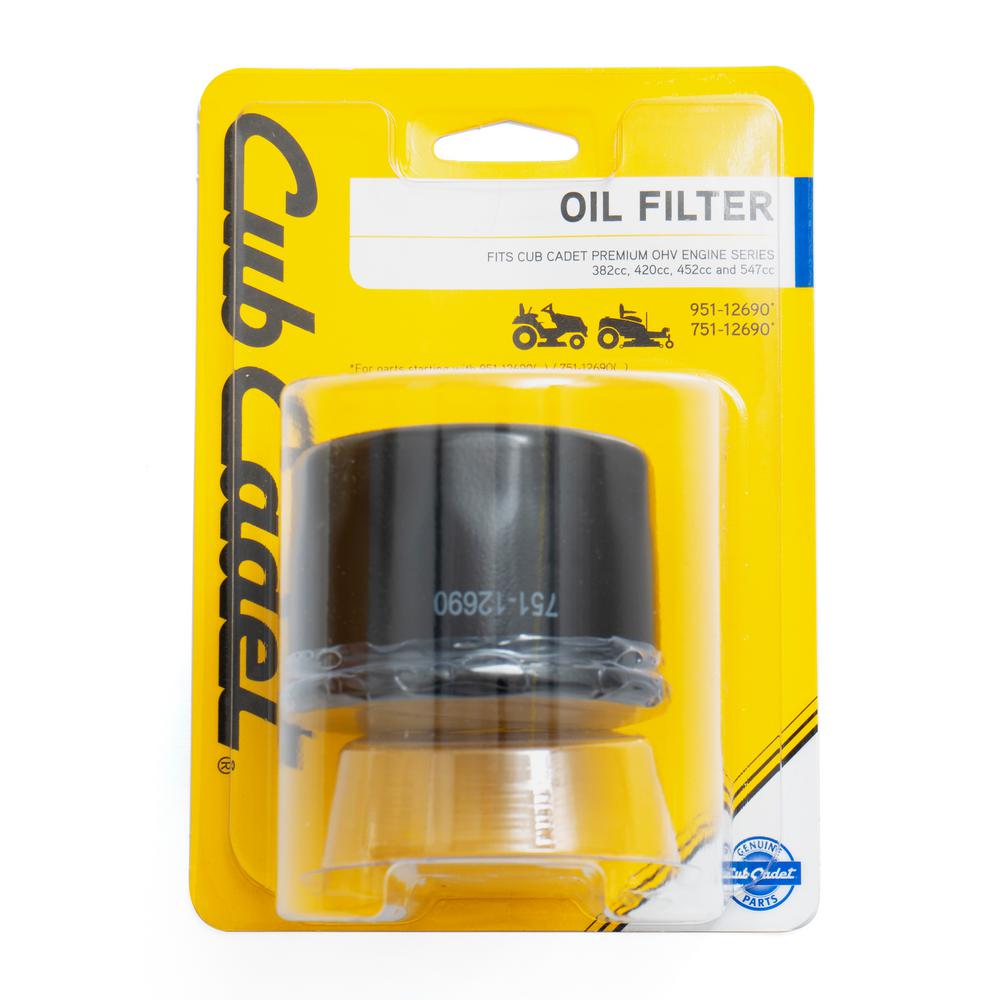 Cub Cadet Premium OHV Engine 382 cc, 420 cc, 452 cc, and 547 cc Oil Filter OE 95112690 / 751