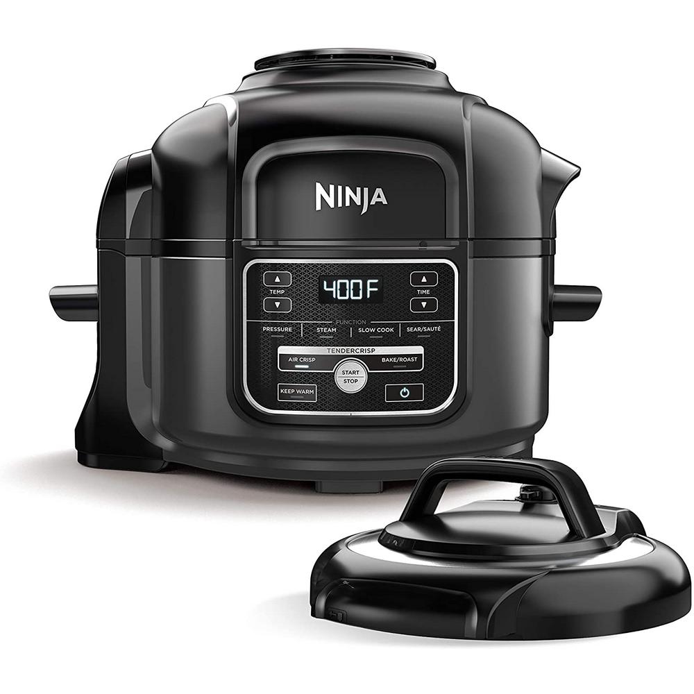 Ninja Foodi 7-in-1 Pressure, Slow Cooker, Air Fryer and More, with 5-Quart Capacity and 15 Recipe Book Inspiration Guide, and a High Gloss Finish