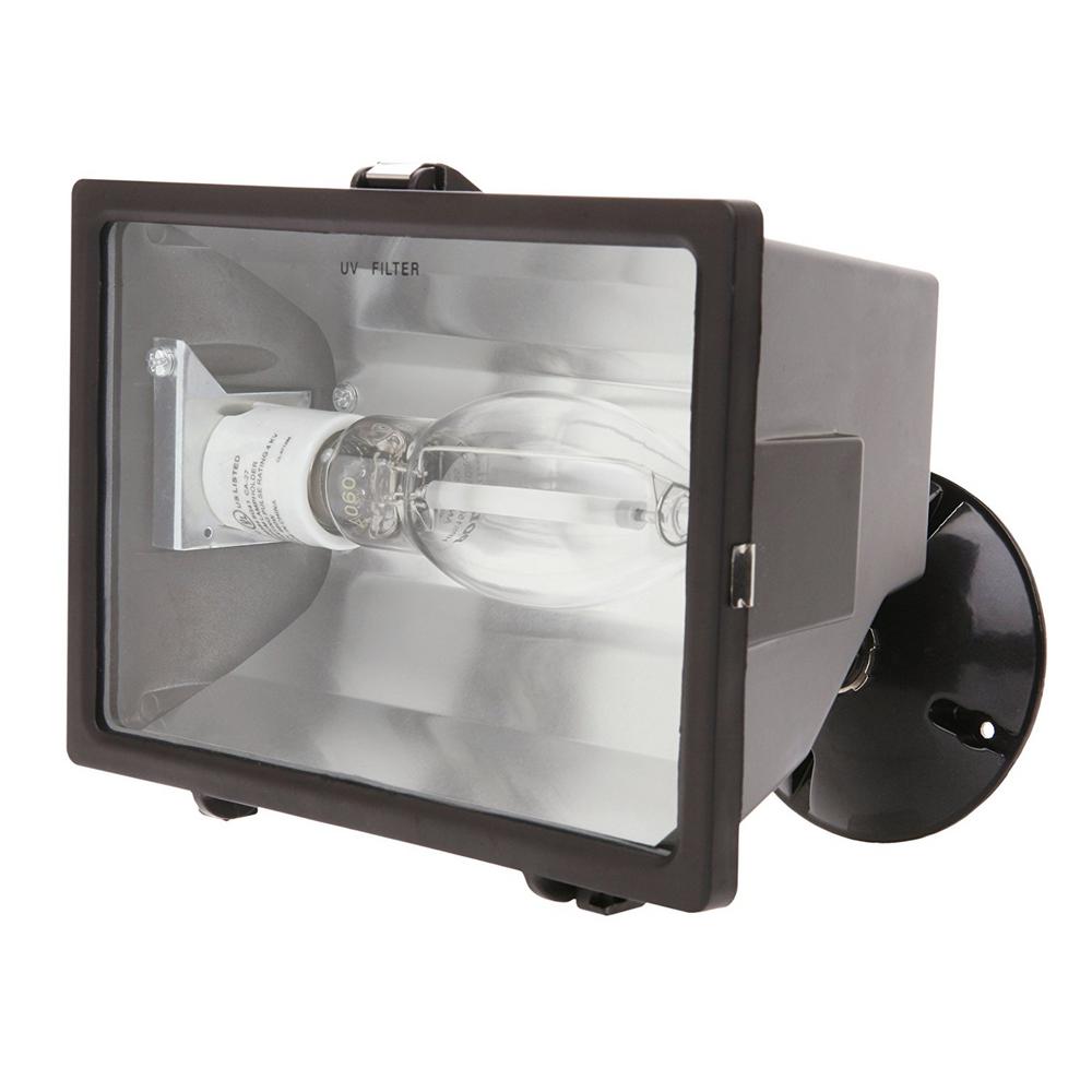 Designers Edge 150 Watt Bronze Outdoor Landscape Flood Light With Designers Edge 150 Watt Bronze Outdoor Landscape Flood Light With High Pressure Sodium Bulb