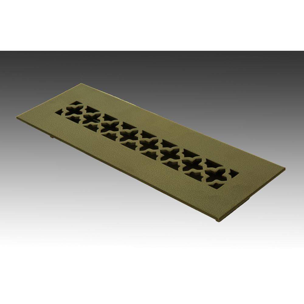 Steelcrest 10 In X 2 25 Oil Rubbed Bronze Poweder Coat Steel Oil Rubbed Bronze Poweder Coat Steel Floor Vent