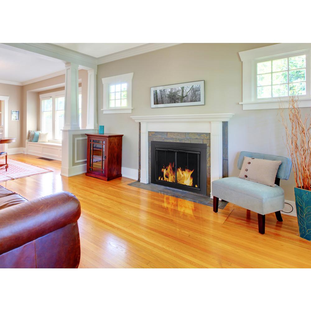 Pleasant Hearth Ascot Large Glass Fireplace Doors At 1002 The Home Depot - Fireplace Door Home Depot Pleasant Hearth Ascot Large Glass Fireplace Doors At 1002 The Home Depot - Fireplace Door Home Depot