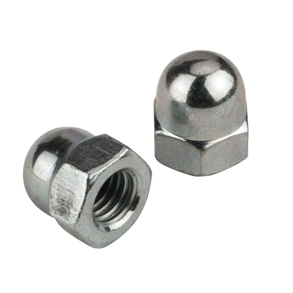 Crown Bolt 5 16 In Chrome Cap Nut 50084 The Home Depot Chrome Cap Nut
