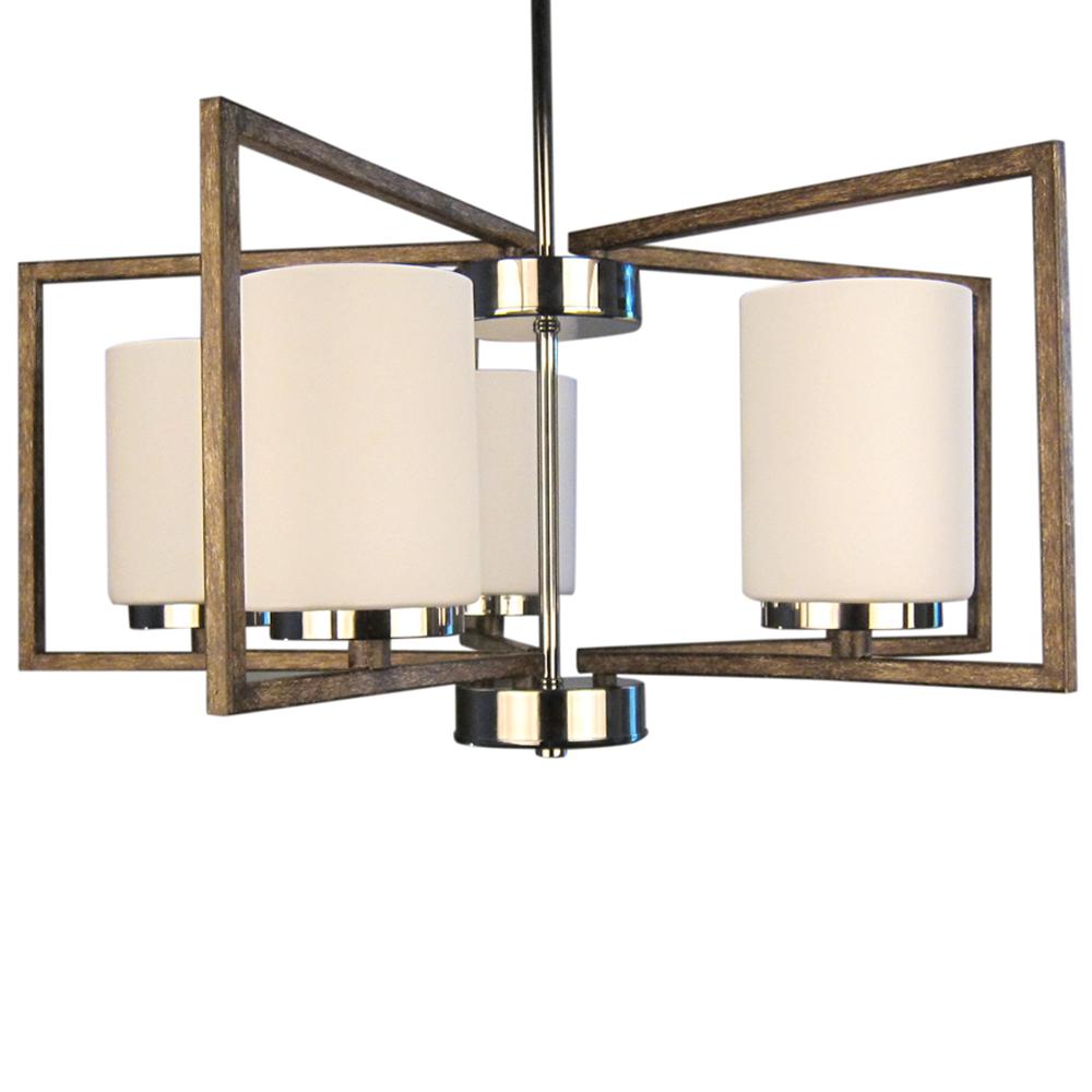 Good Lumens By Madison Avenue 5 Light Polished Nickel And Corona Bronze Chandelier With Etched Opal Glass Shade 27115 The Home Depot - Ceiling Light Shade Cap Nut Good Lumens By Madison Avenue 5 Light Polished Nickel And Corona Bronze Chandelier With Etched Opal Glass Shade 27115 The Home Depot - Ceiling Light Shade Cap Nut