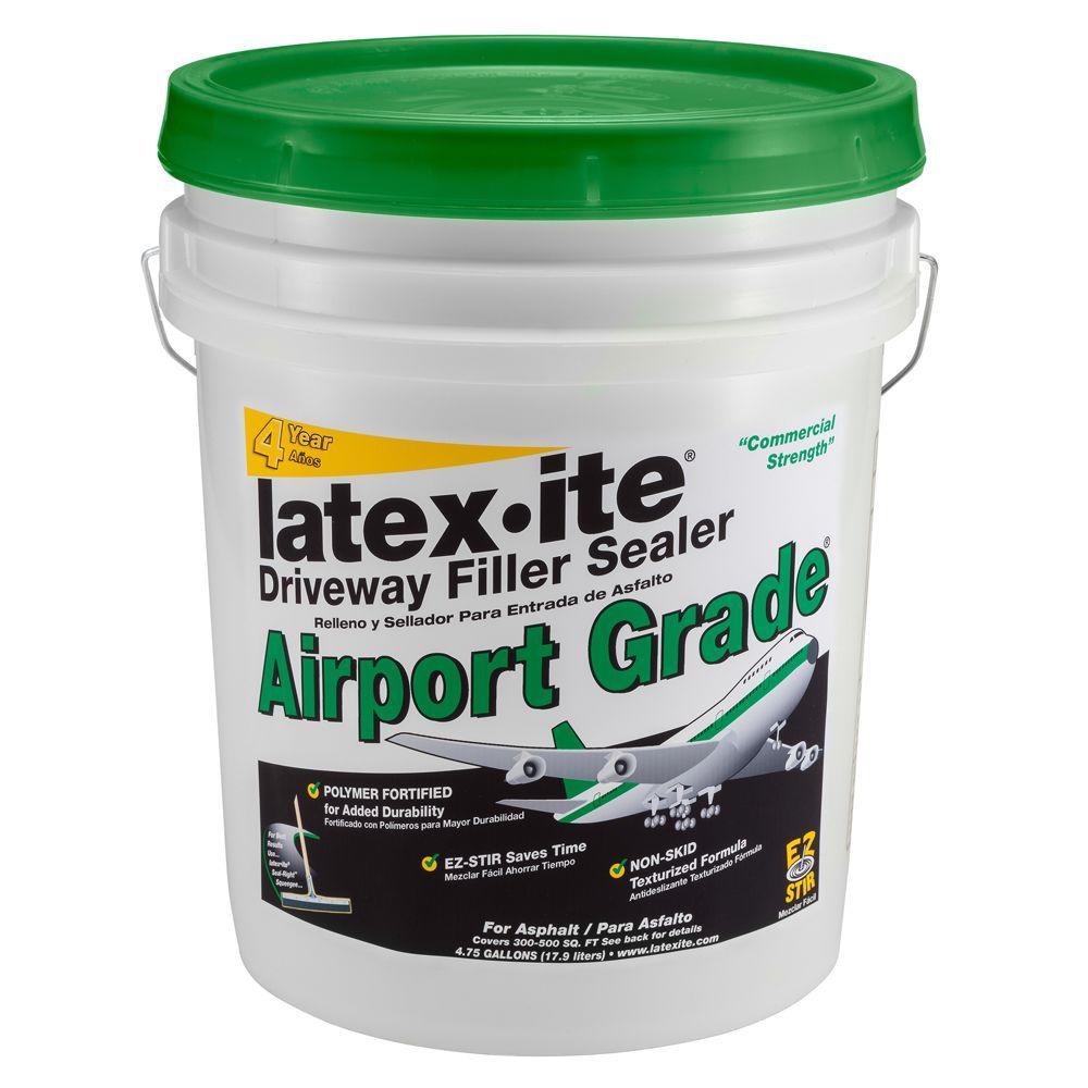 Latexite 4.75 Gal. Airport Grade Asphalt Driveway Filler Sealer73066 The Home Depot