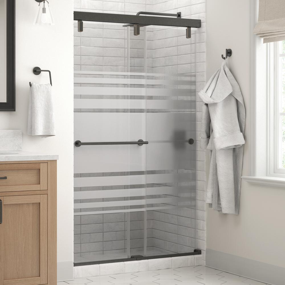 Delta Everly 48 X 71 1 2 In Frameless Mod Soft Close Sliding Shower Delta Everly 48 X 71 1 2 In Frameless Mod Soft Close