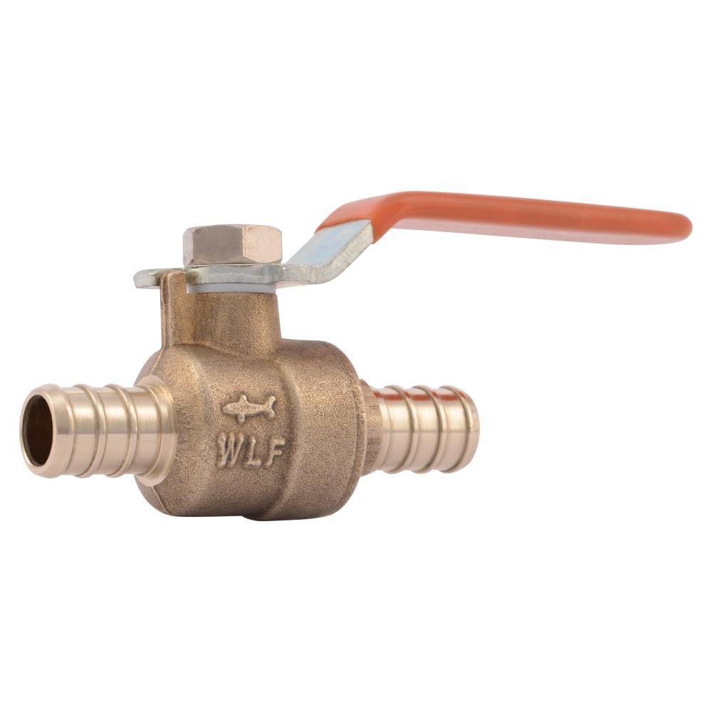 UPC 697285604766 SharkBite Drain Tubes & Fittings 1/2 in. Brass PEX Barb x Barb Ball Valve