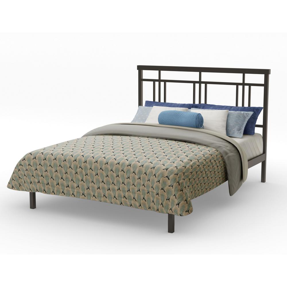Cottage Brown Metal Queen Size Platform Bed 14378 60p 75 The Home Internet 302893934 Cottage Brown Metal Queen Size Platform Bed
