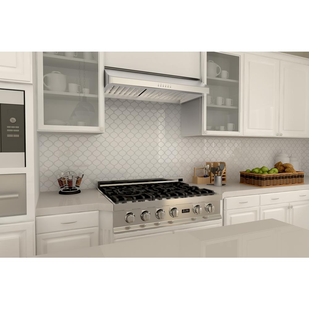 Zline Kitchen And Bath Zline 48 In Under Cabinet Range Hood In Stainless Steel 621 48 621 48 The Home Depot