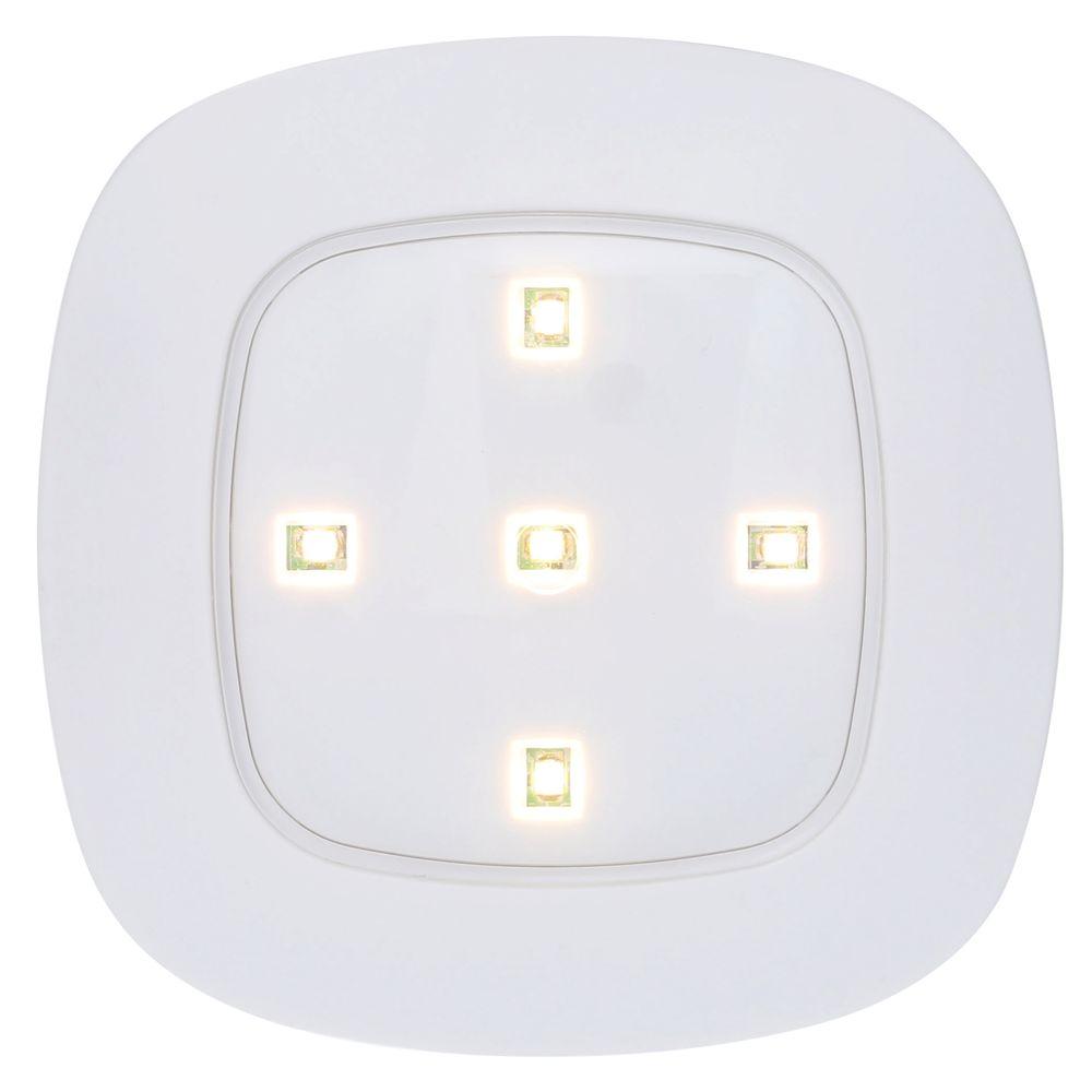 Light It! White Wireless Remote Control LED Puck Light30020308 The