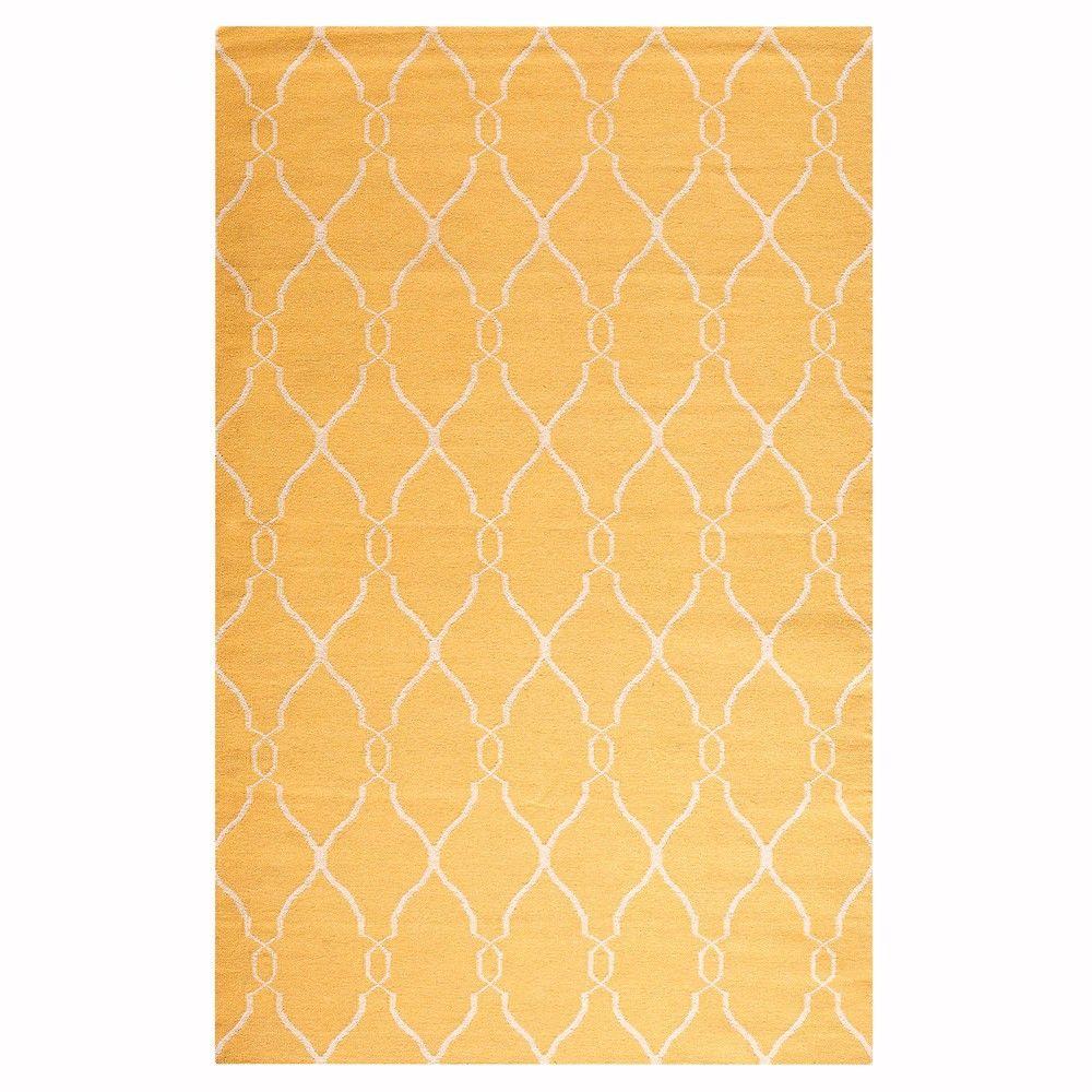 Home Decorators Collection Argonne Yellow 5 ft. x 8 ft. Area Rug