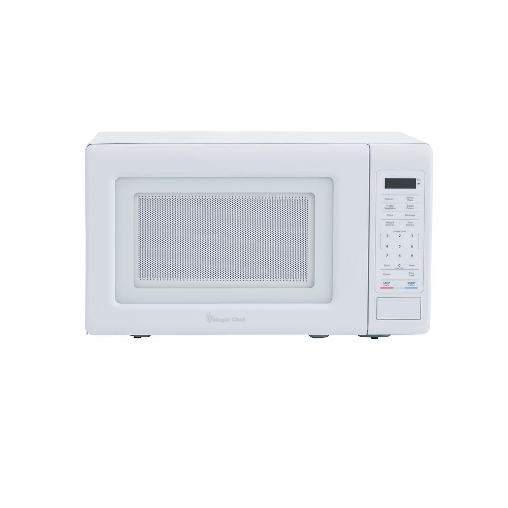Magic Chef 0 7 Cu Ft Countertop Microwave In White Brickseek Magic Chef 0 7 Cu Ft Countertop Microwave In White