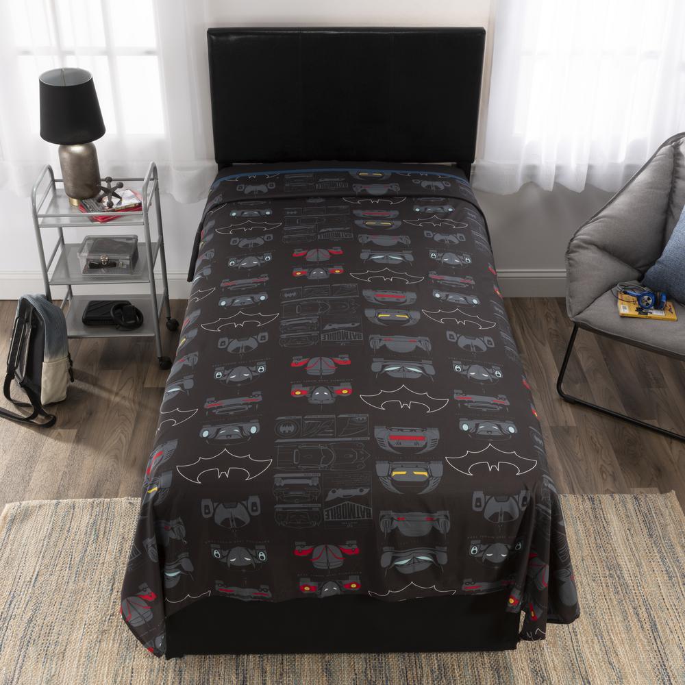 Batman Guardian Speed 5 Piece Multicolored Twin Bed In A Bag Set