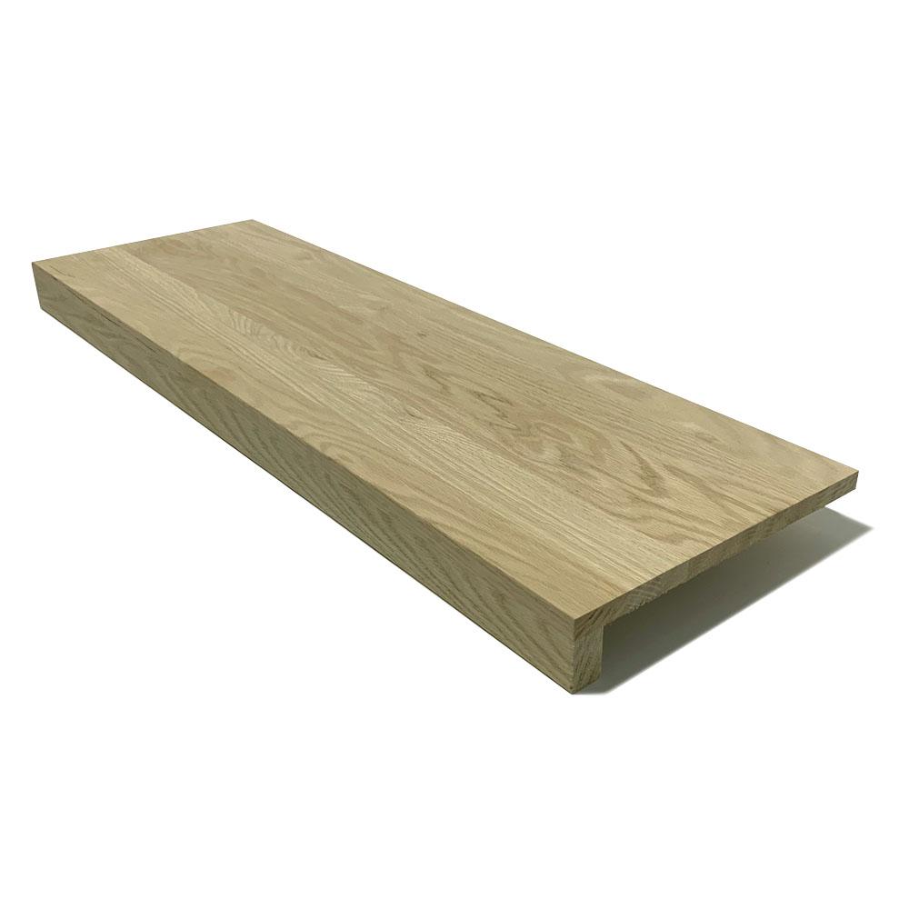 Stairtek 0.625 in. x 11.5 in. x 60 in. Unfinished White Oak Modern