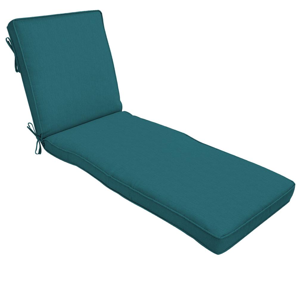 Home Decorators Collection 22 X 49 Outdoor Chaise Lounge Cushion In