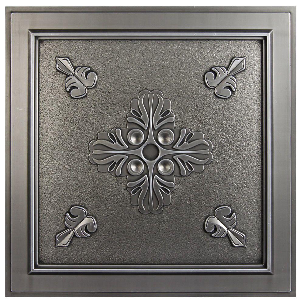 Antique Nickel Ceiling Tiles Ceilings The Home Depot
