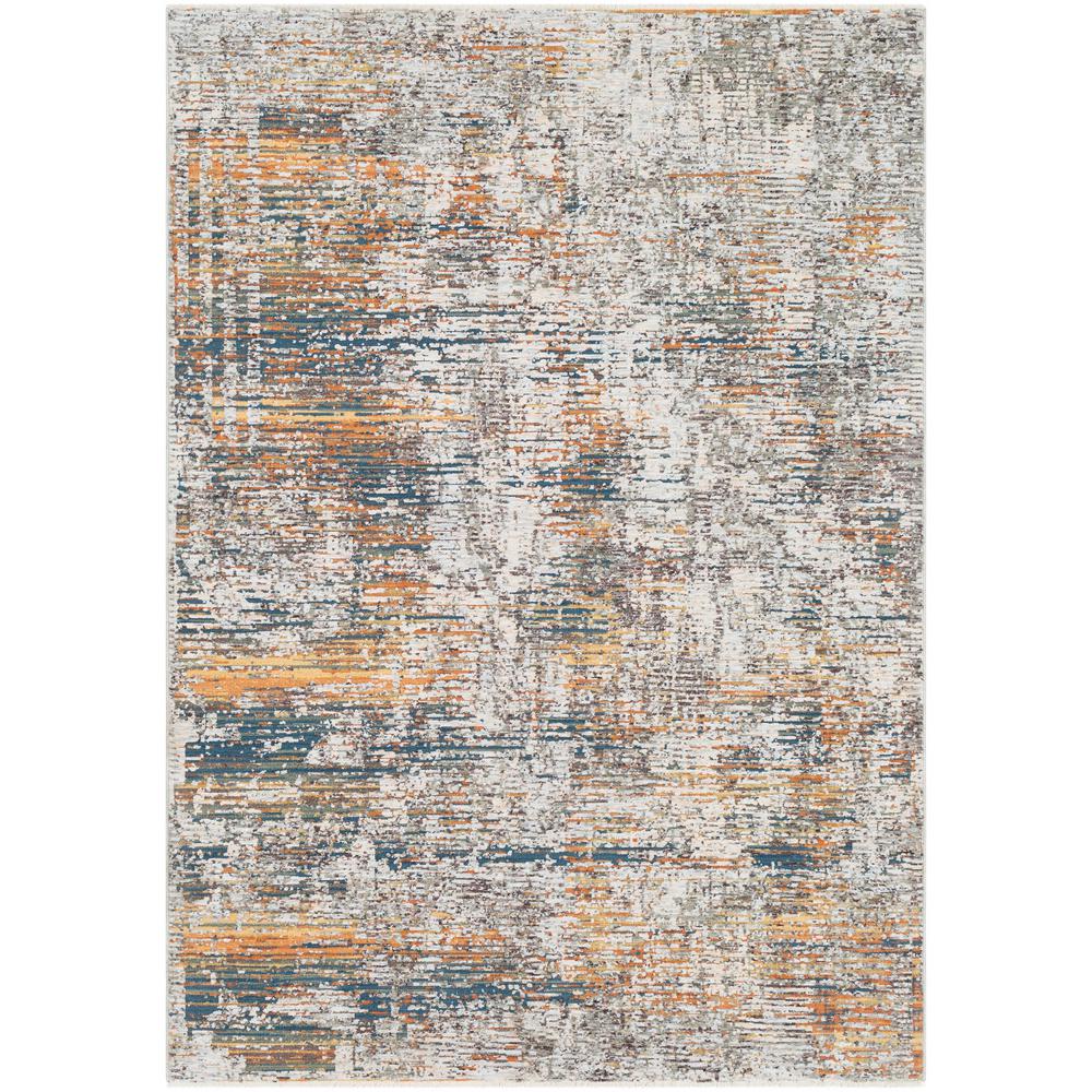 Artistic Weavers Congressional Orange Blue 3 Ft In X 5 Abstract Area Rug