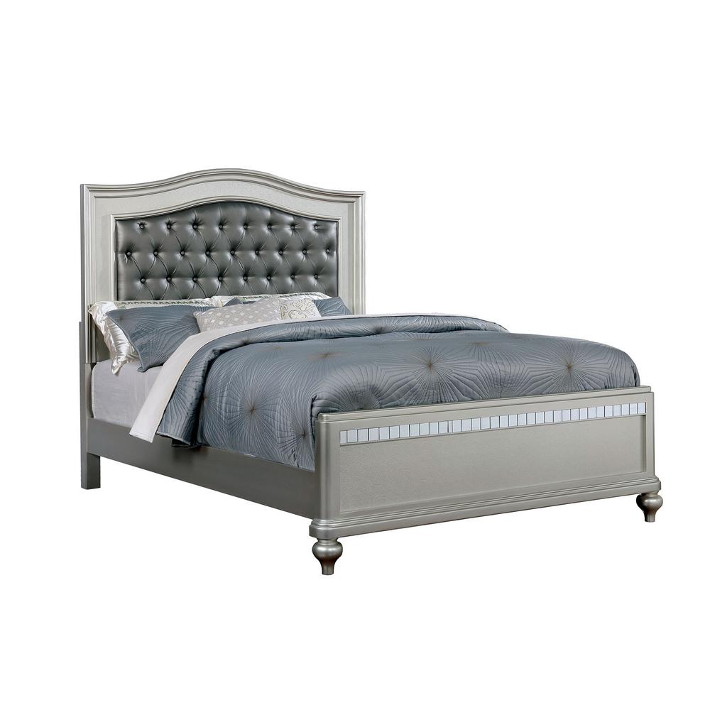 William's Home Furnishing Ariston in Silver Twin Bed CM7171SV-T-BED ...