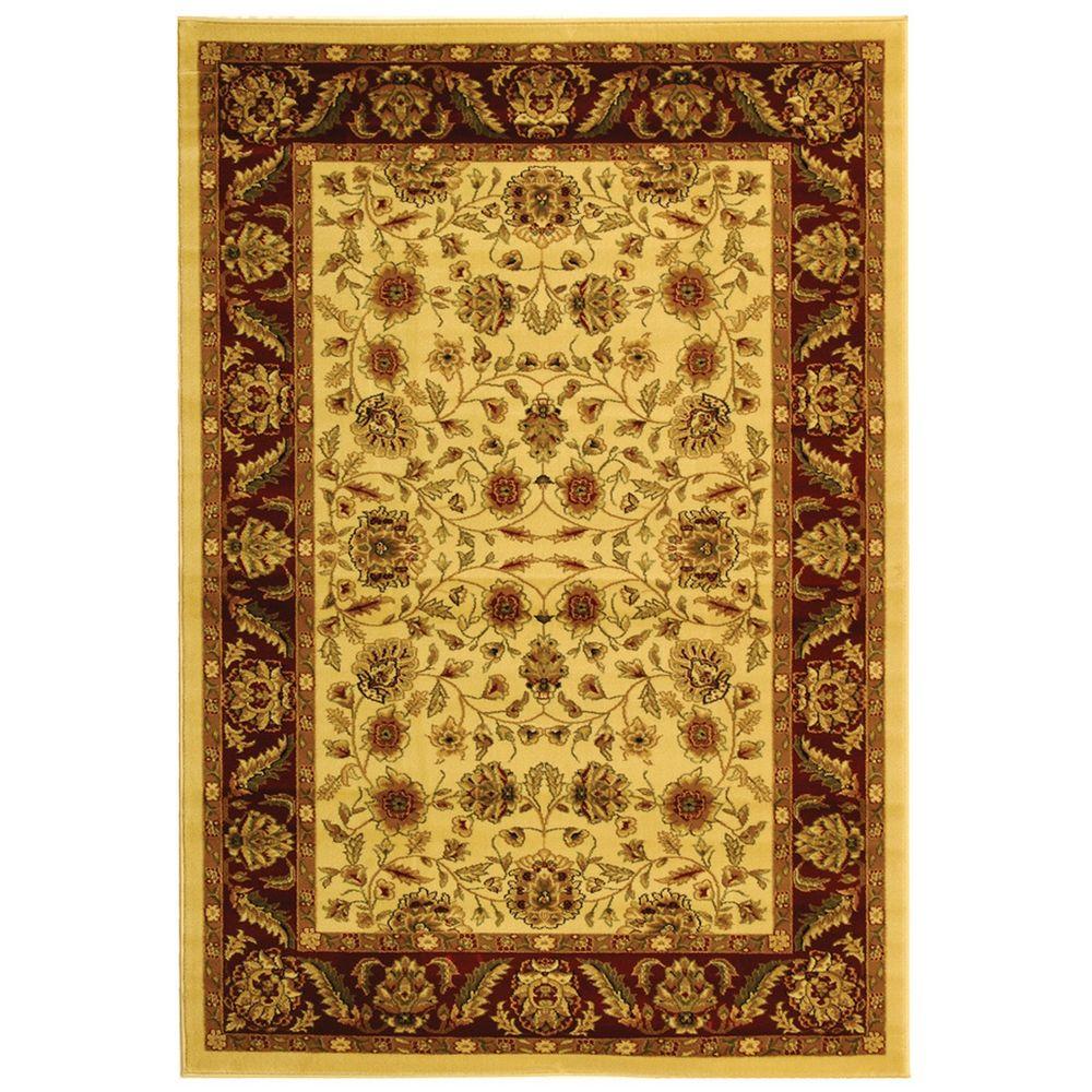 Safavieh Lyndhurst Ivory Red 3 Ft In X 5 Area Rug Safavieh Lyndhurst Ivory Red 3 Ft In X 5 Area Rug Lnh215a The Home Depot