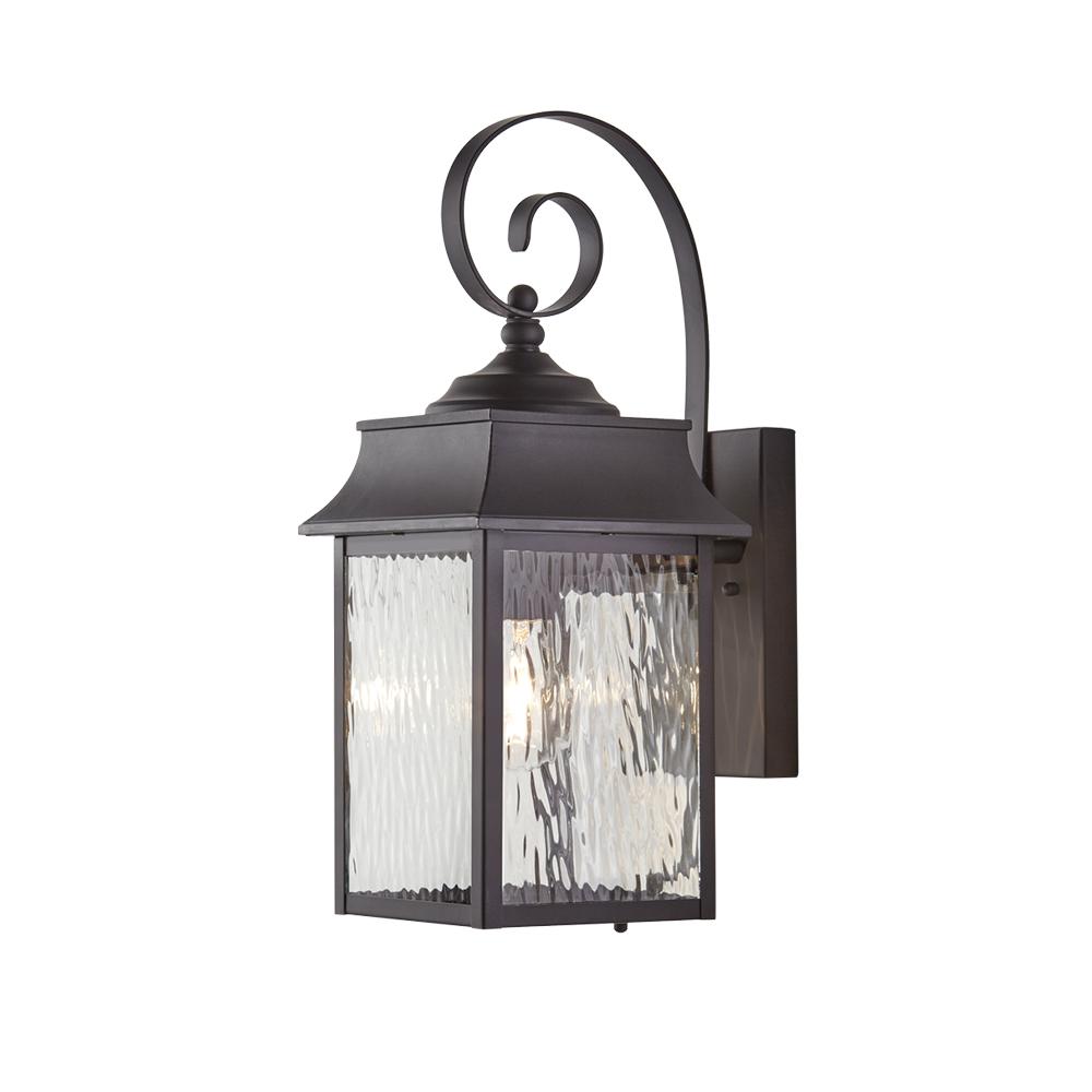  Home  Decorators  Collection Scroll 1 Light  Black Outdoor  