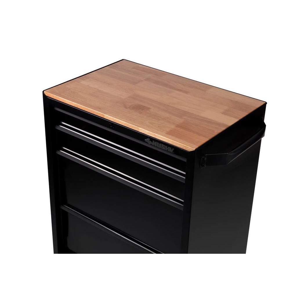 Husky 26 In Hardwood Tool Cabinet Top For Rolling Cabinet