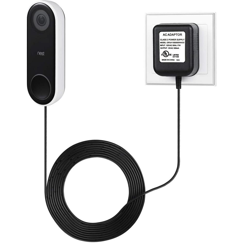 power adapter for nest hello video doorbell