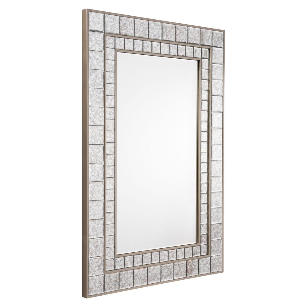 Squares Antique Wall Mirror