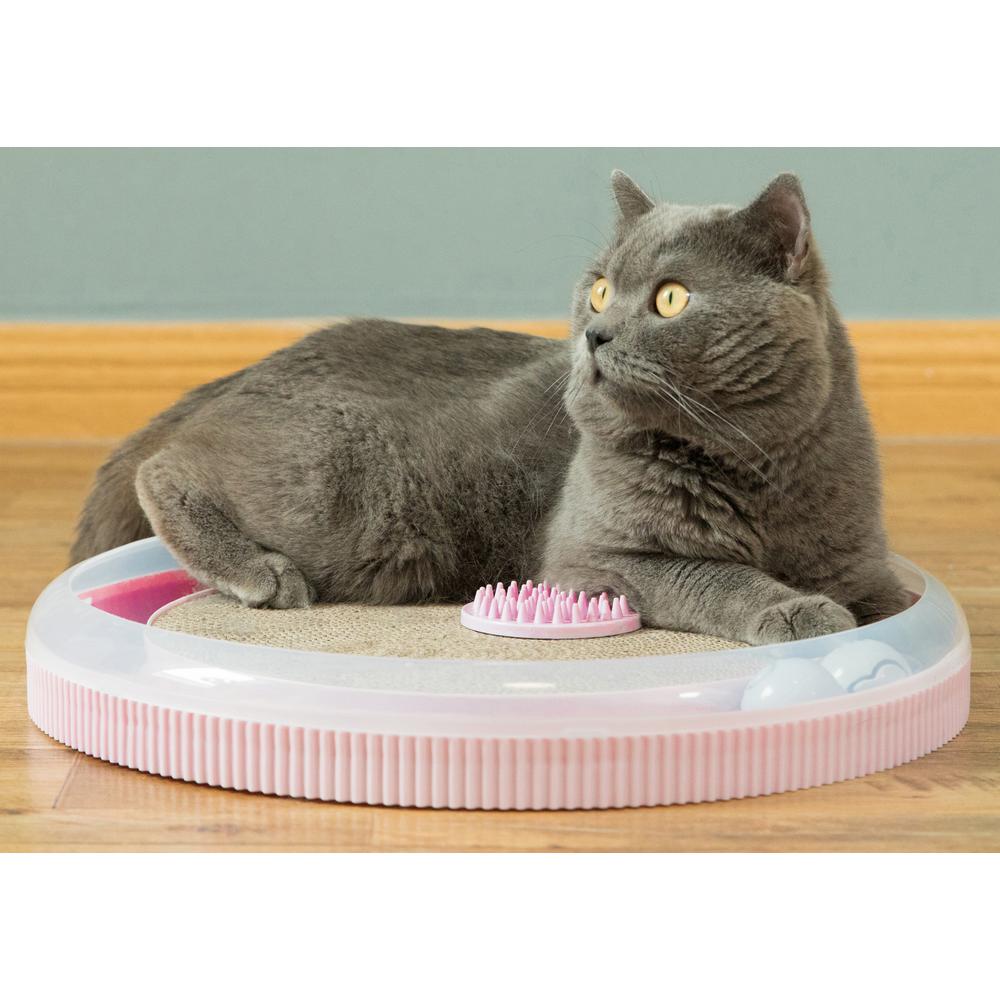 cat scratcher with brush