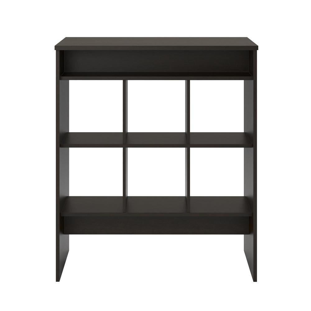 Ameriwood Home Lyndhurst Espresso Standing Desk Hd39168 The Depot Ameriwood Home Lyndhurst Espresso Standing Desk
