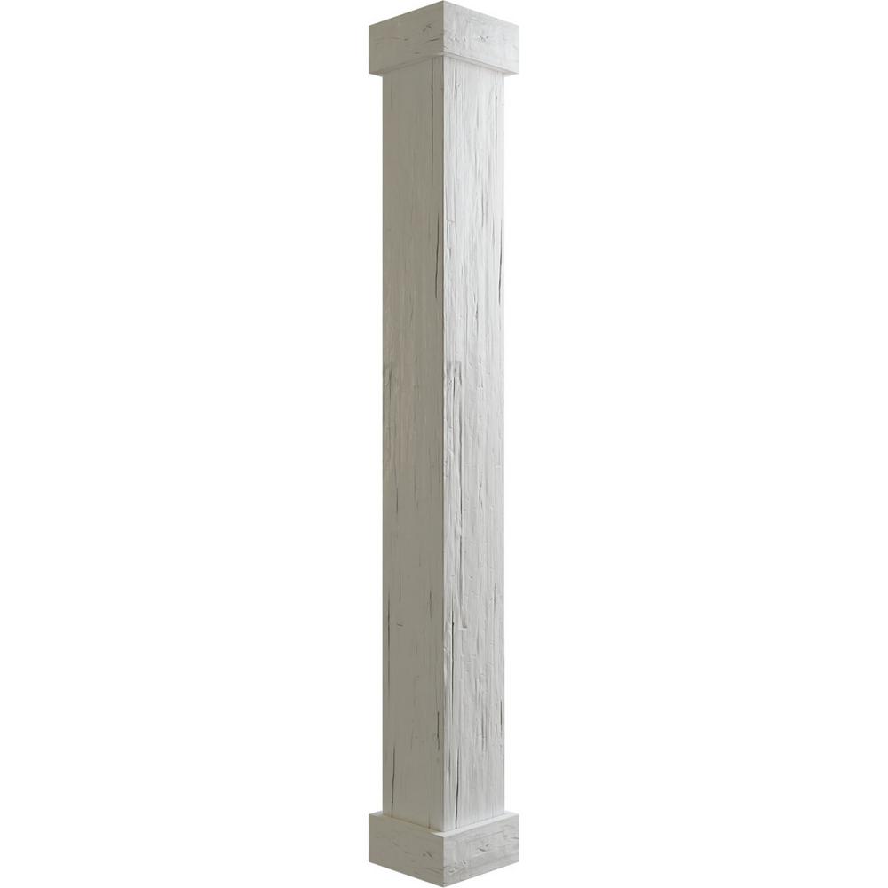 Ekena Millwork 60 In X 10 Hand Hewn Polyurethane Faux Wood Non Tapered Square Column Wrap With Standard Capital And Base Coluhh10x060stuf The Home Depot - Fiberglass Column Covers Home Depot Ekena Millwork 60 In X 10 Hand Hewn Polyurethane Faux Wood Non Tapered Square Column Wrap With Standard Capital And Base Coluhh10x060stuf The Home Depot - Fiberglass Column Covers Home Depot