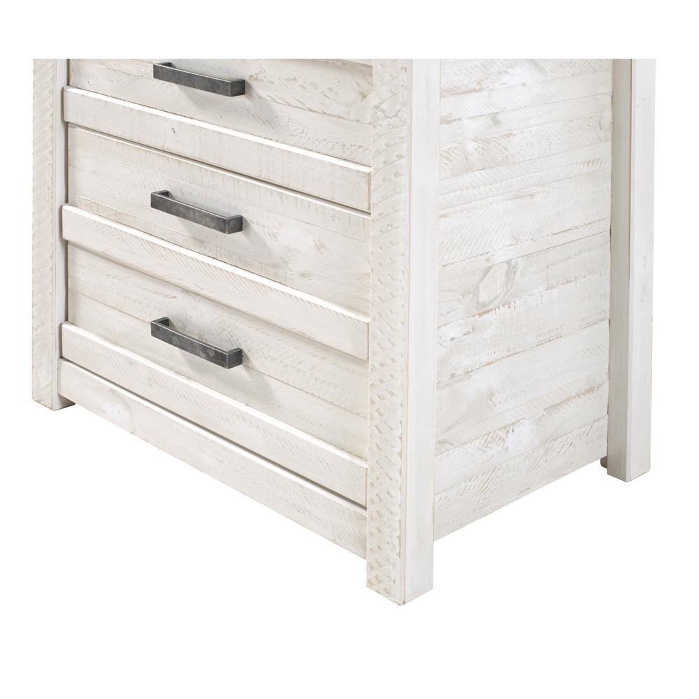 Camaflexi Carmel 3 Drawer Antique White Nightstand Cm103 The