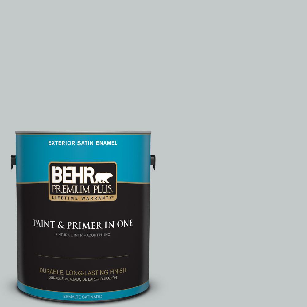 BEHR Premium Plus 1gal. N4502 Zero Gravity Satin Enamel Exterior