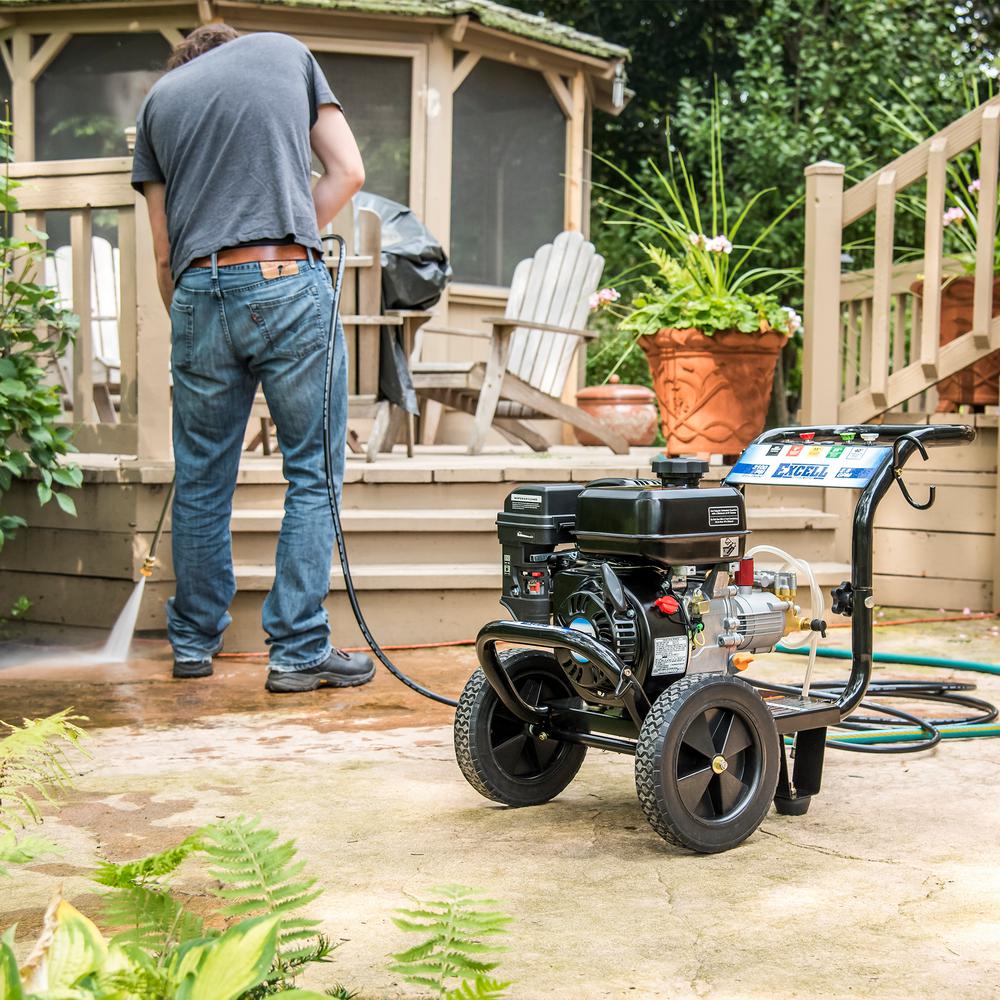 Excell 3100 PSI 2.8 GPM Cold Water 212CC Gas Powered Pressure Washer