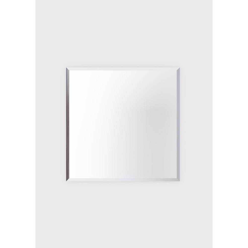 Glass Warehouse 36 in. W x 36 in. H Frameless Square Beveled Edge Bathroom Vanity MirrorMB